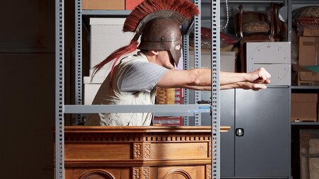Kinder-Theatertour: Die spinnen, die Römer | © Museum Luzern